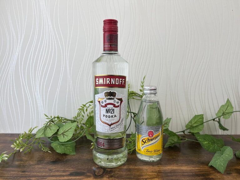 トニックウォーターで割る