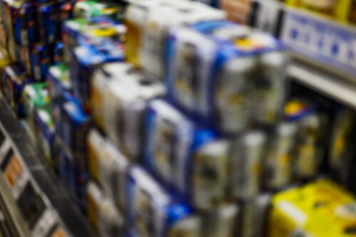 缶ビール陳列