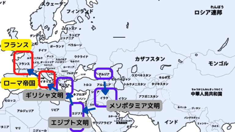 ローマ帝国からフランス