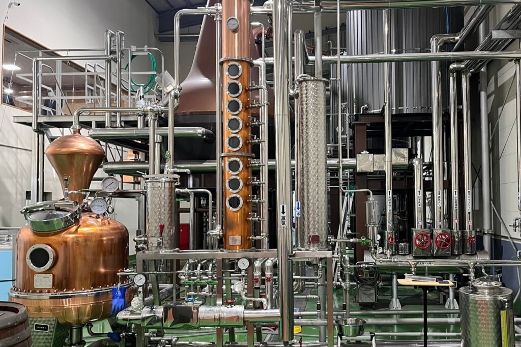 本坊酒造ジン蒸留機