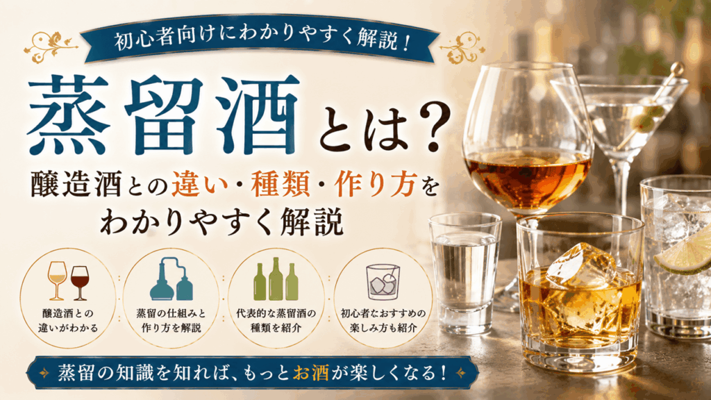 蒸留酒とはバナー