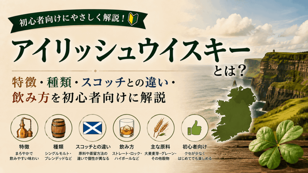 アイリッシュウイスキーとはバナー