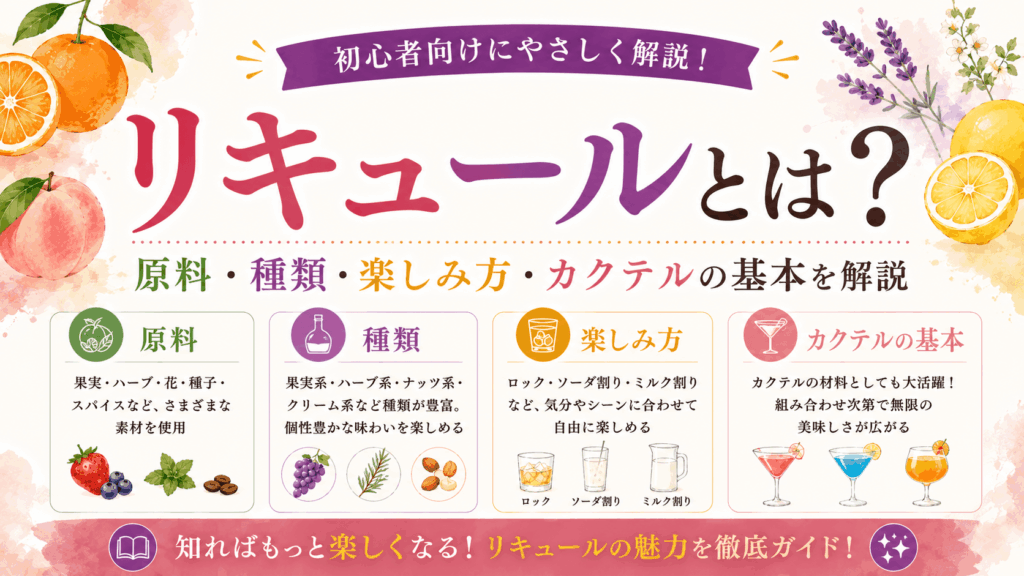 リキュールとはバナー画像