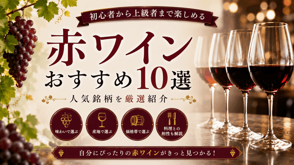 赤ワインおすすめ10選バナー