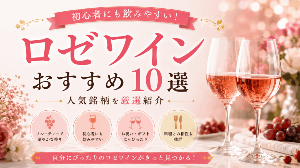 ロゼワインおすすめ10選バナー