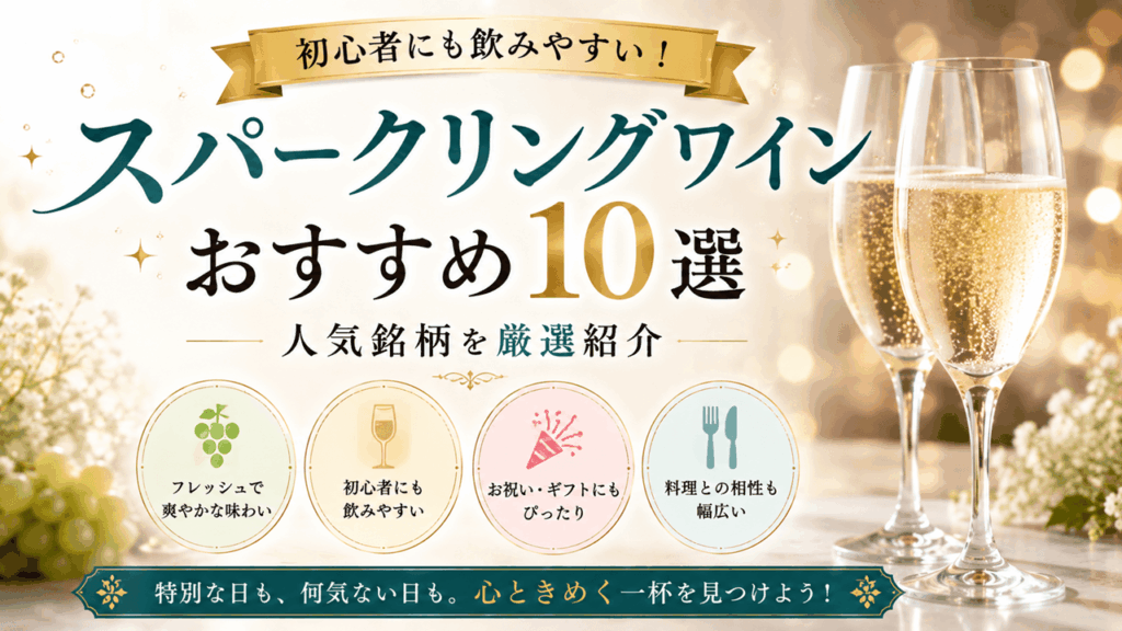 スパークリングワインおすすめ10選バナー