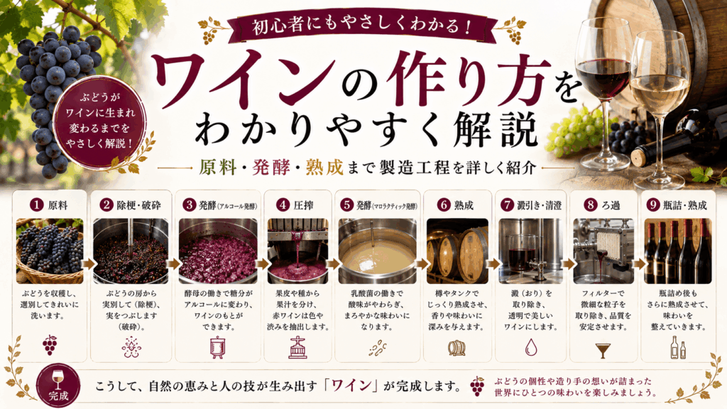 ワインの作り方バナー