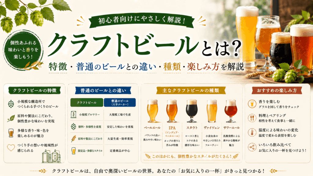 クラフトビールとはバナー