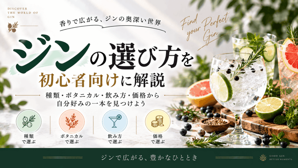 ジンの選び方バナー